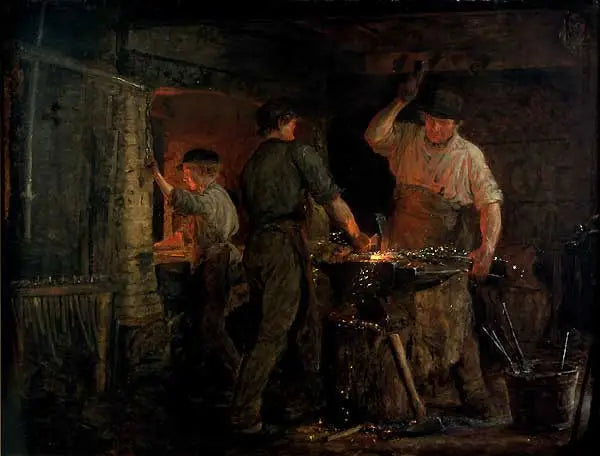 El herrero de Hornbæk - Peder Severin Krøyer