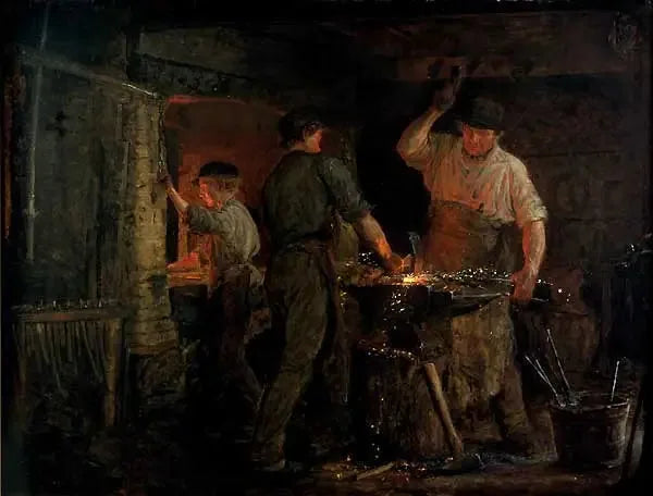 El herrero de Hornbæk - Peder Severin Krøyer