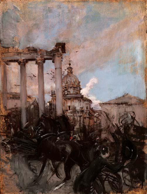 El foro romano en Roma - Giovanni Boldini