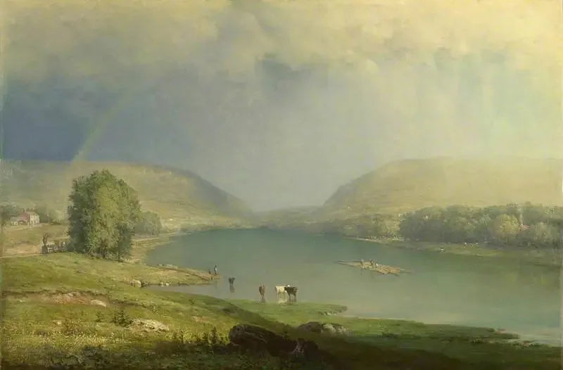 La fosa hidrológica del Delaware - George Inness