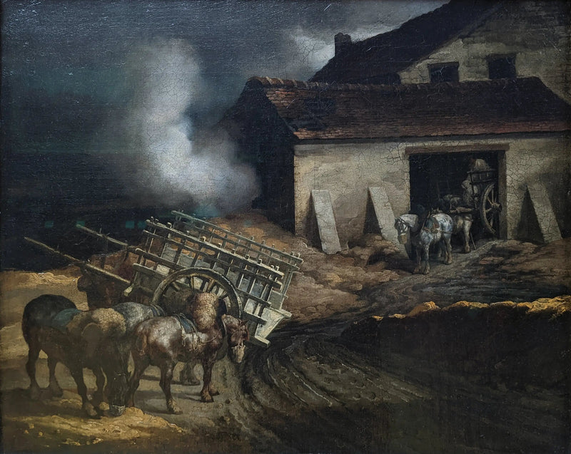 El Horno de yeso - Théodore Géricault