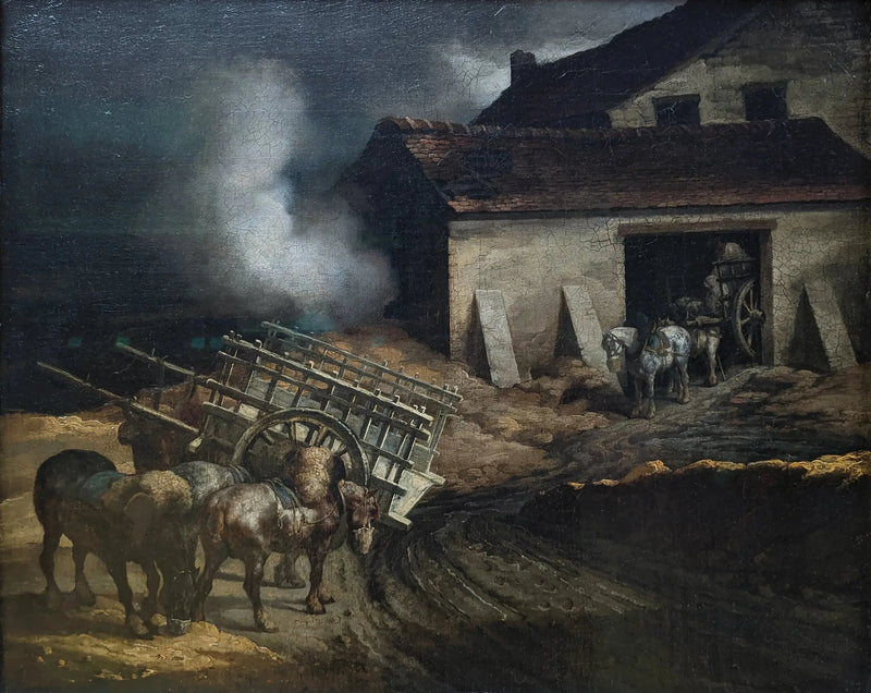 El Horno de yeso - Théodore Géricault