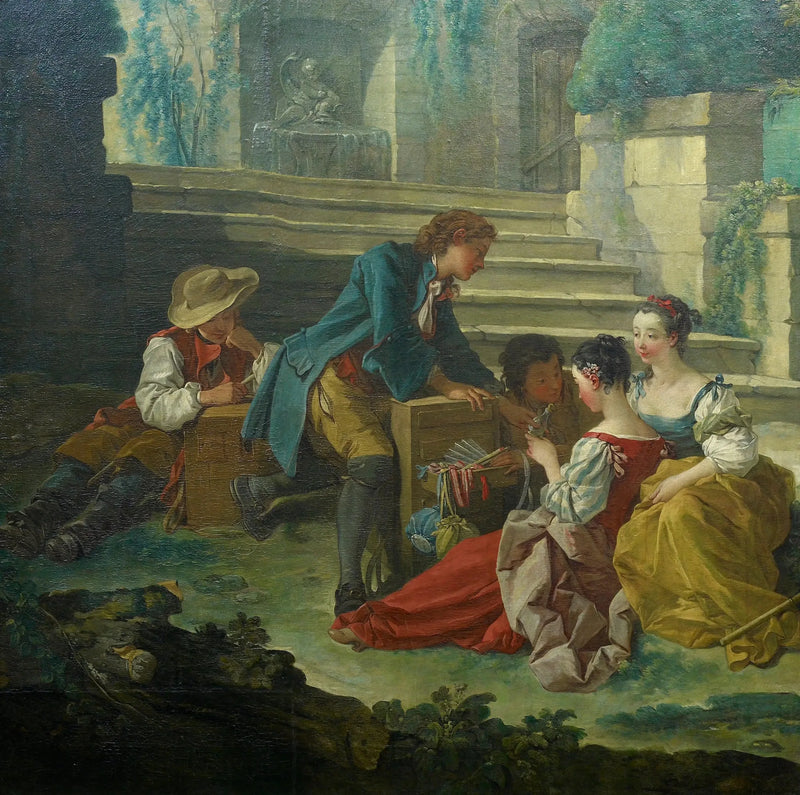 El Galante Vendedor Ambulante - François Boucher