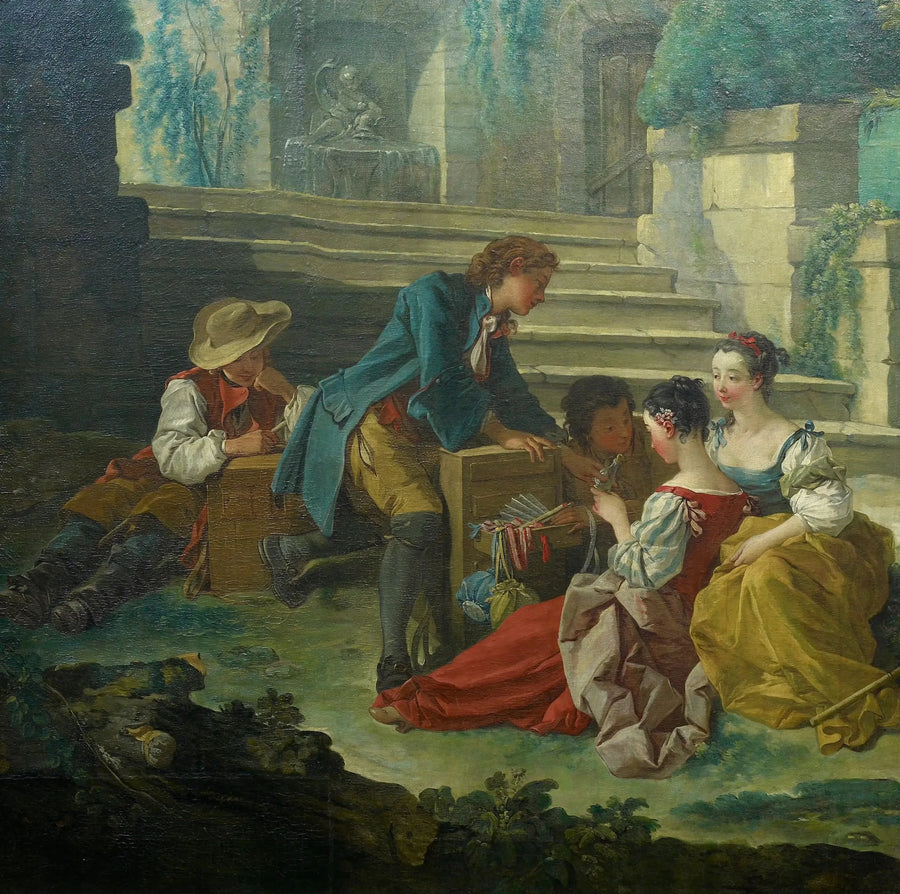 El Galante Vendedor Ambulante - François Boucher