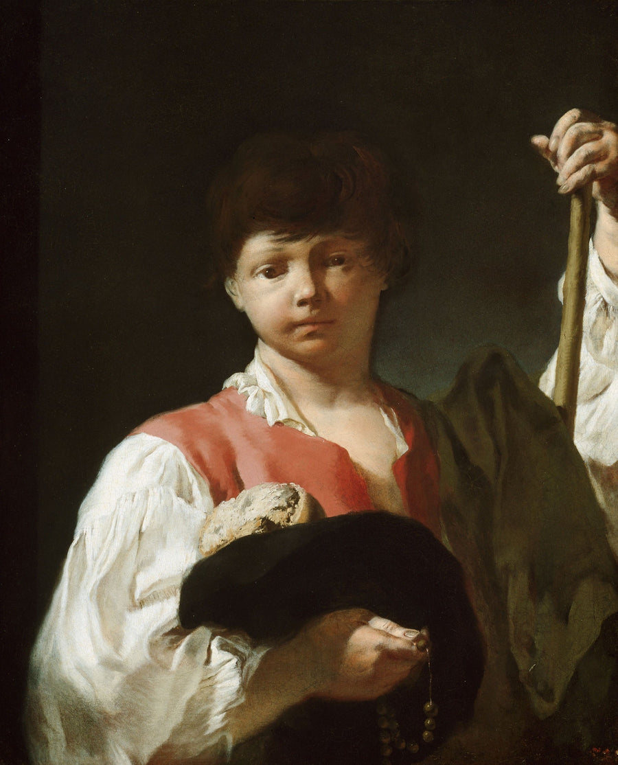 El niño mendigo (El joven peregrino) - Giovanni Battista Piazzetta