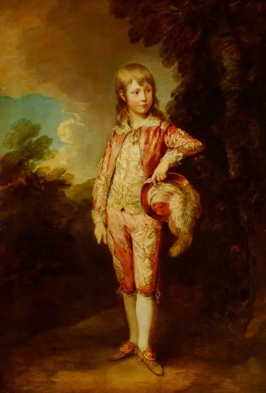 El niño rosa (quizá Francis Nicholls, nacido en 1774) - Thomas Gainsborough