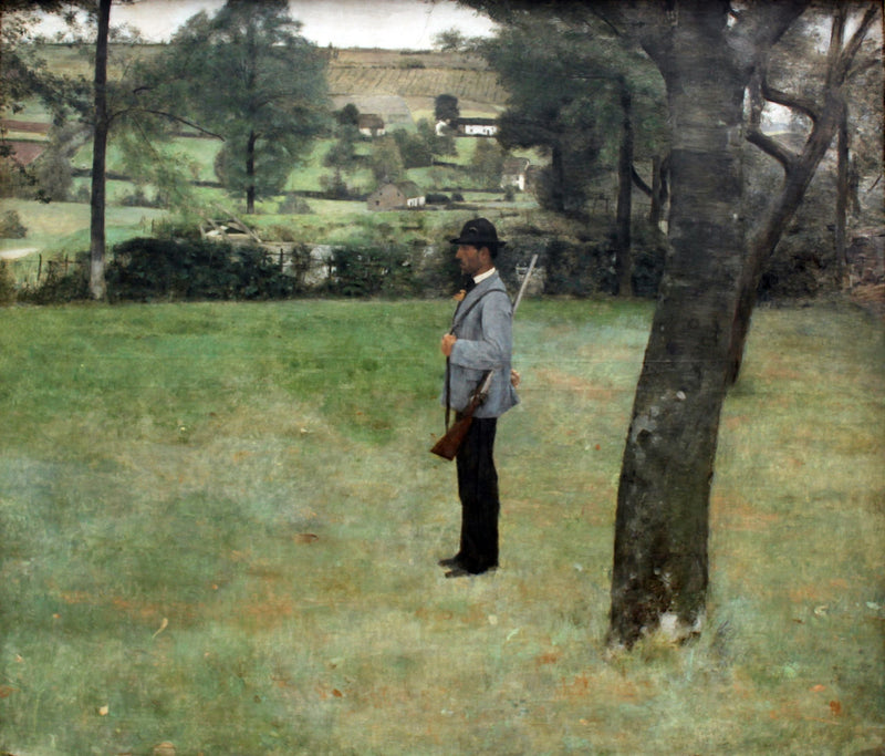 El guardabosques - Fernand Khnopff