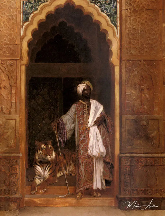 Le gardien du palais - Rudolf Ernst - Reproductions de tableaux et peintures haut de gamme