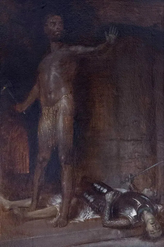 El guardián del tesoro - Arnold Böcklin