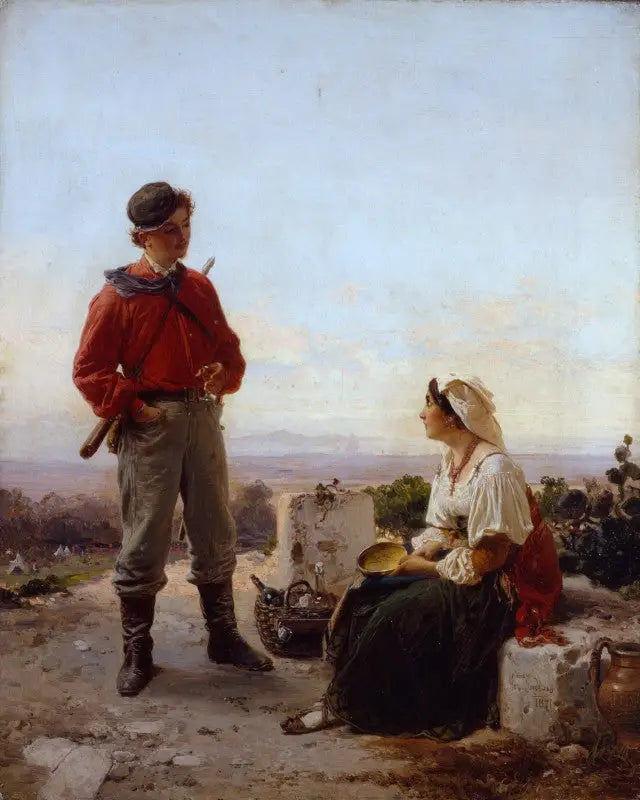 El Garibaldino - Gerolamo Induno