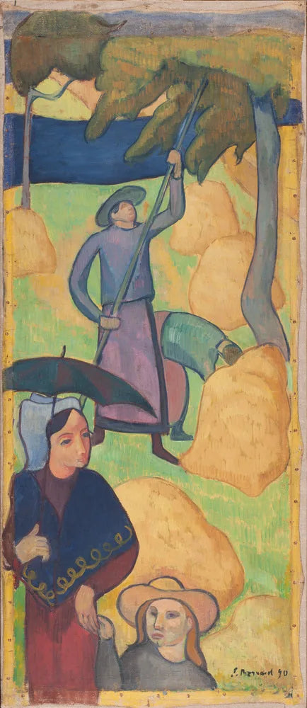 La Guarición de las manzanas - Émile Bernard