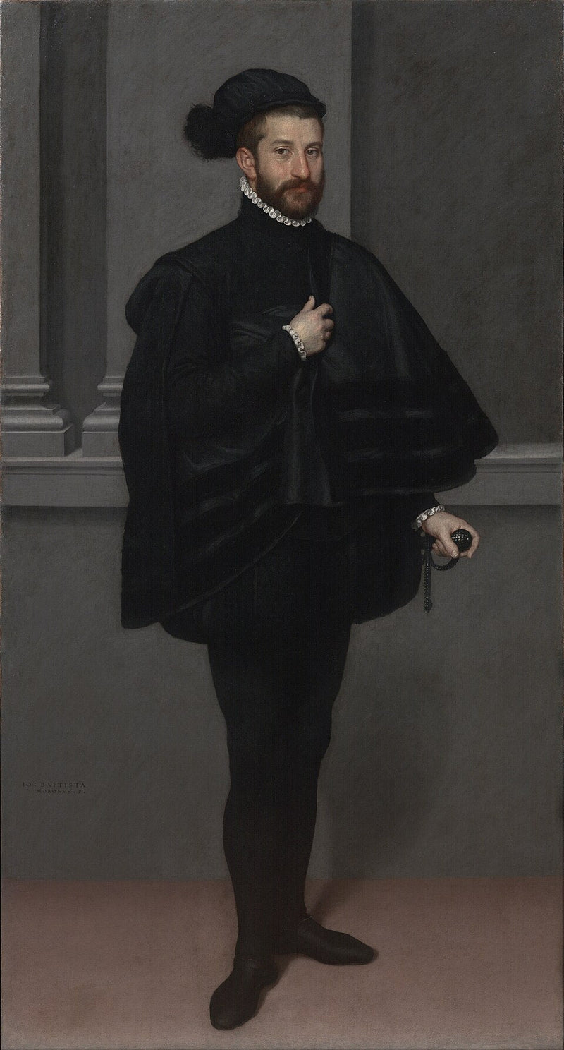 El caballero en negro - Giovanni Battista Moroni