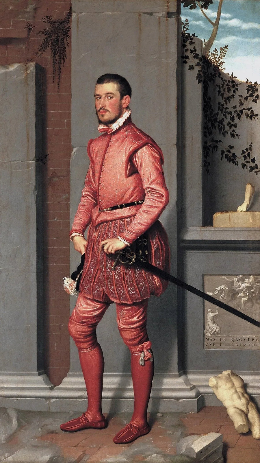 El caballero en rosa - Giovanni Battista Moroni