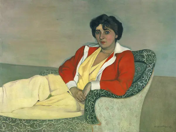Chaleco rojo - Félix Vallotton