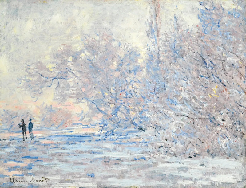 La escarcha en Giverny - Claude Monet