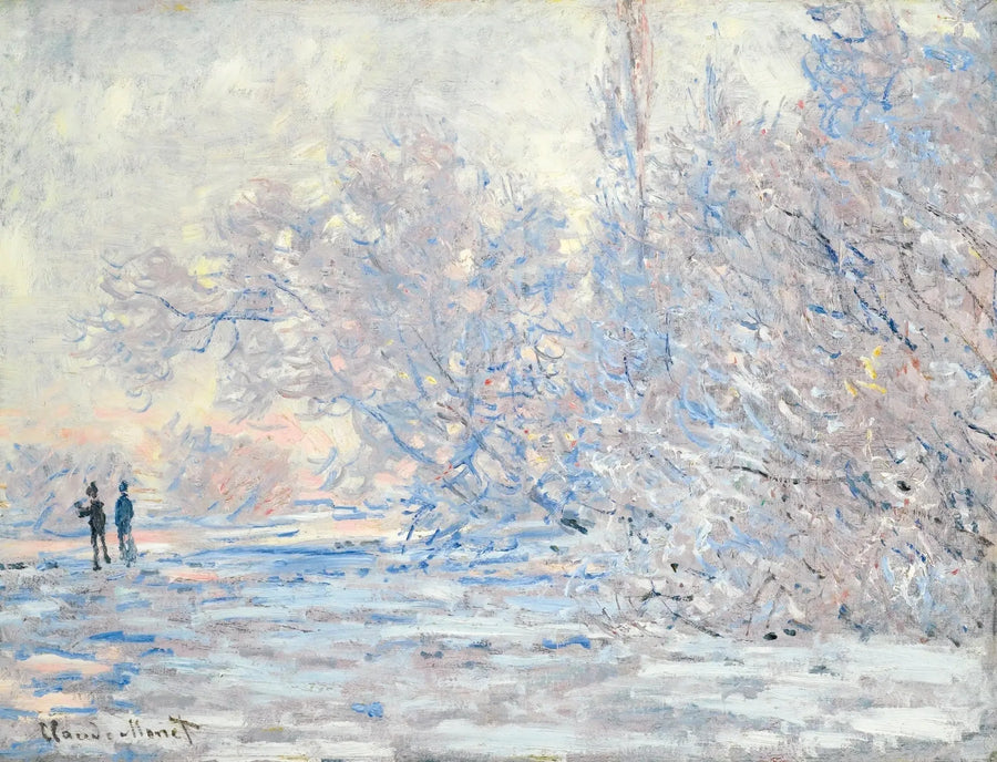 La escarcha en Giverny - Claude Monet