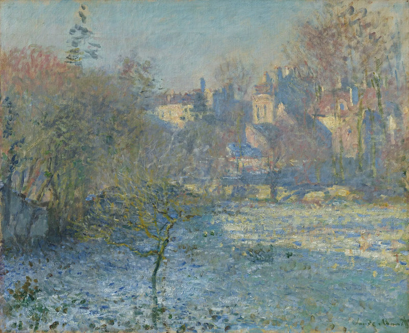 La escarcha - Claude Monet