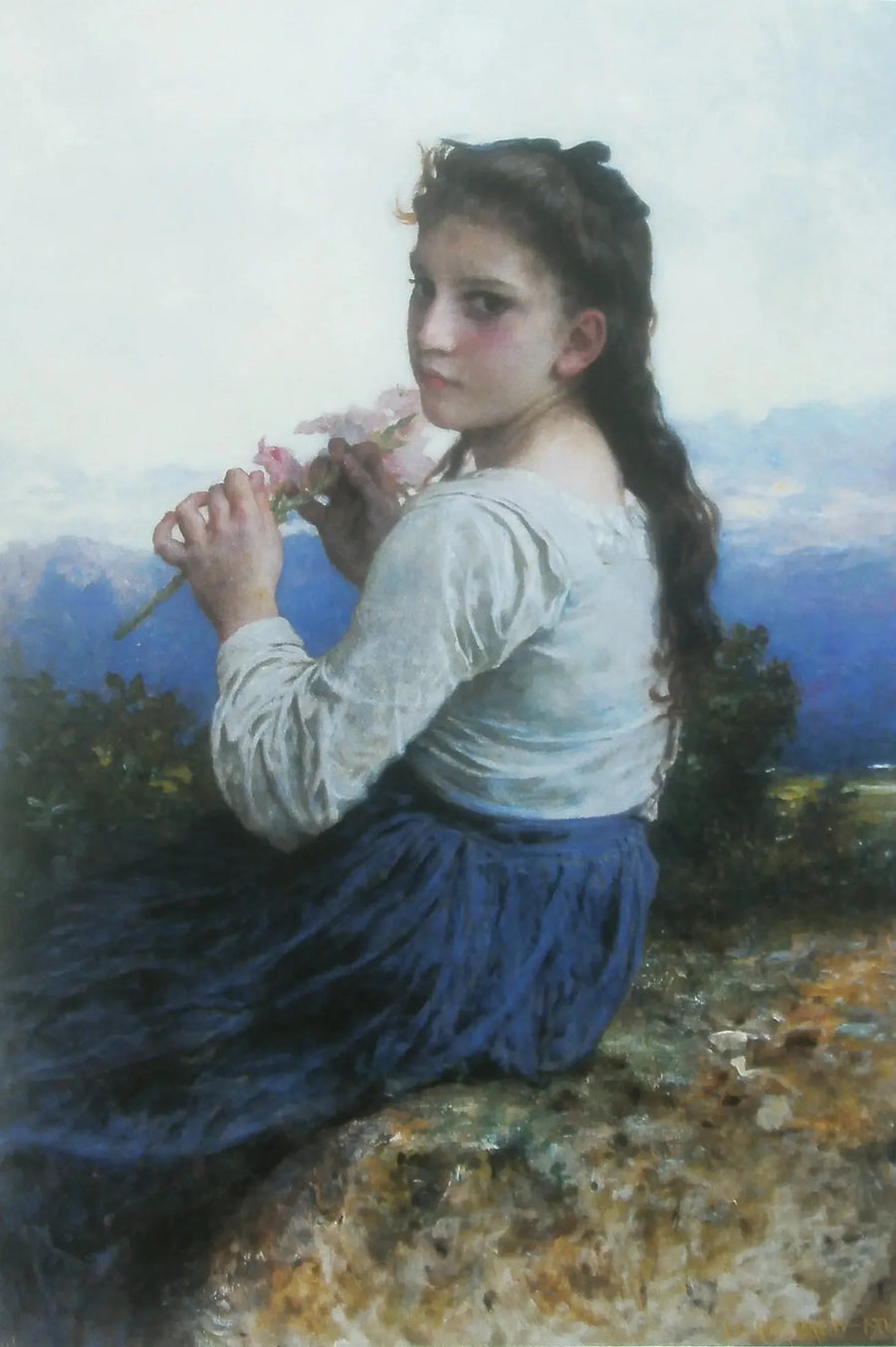 El gladiolo - Bouguereau
