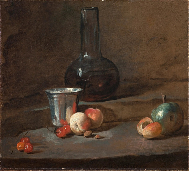 El vaso de plata - Jean Simeón Chardin