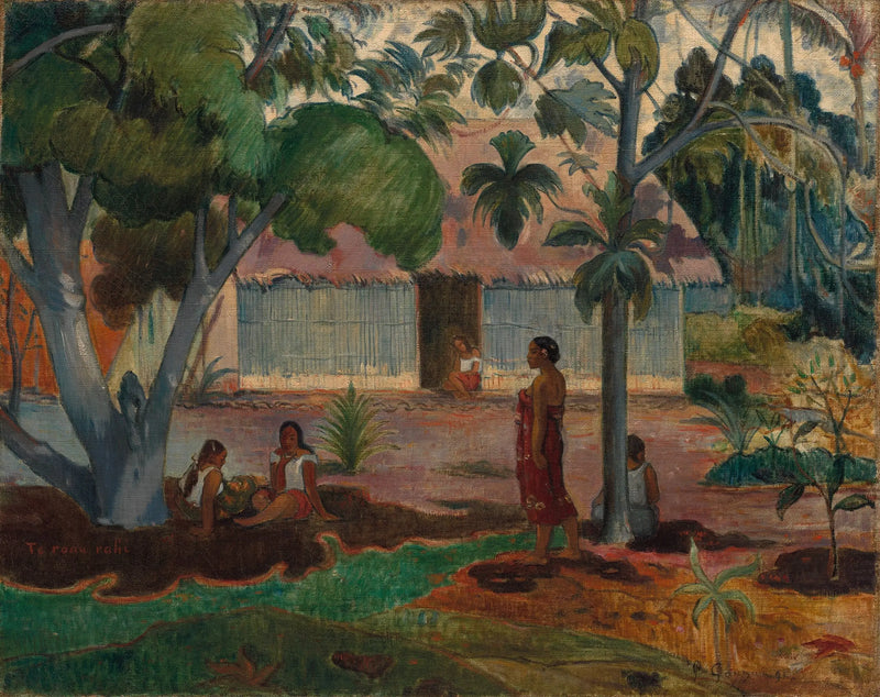 El gran árbol - Paul Gauguin