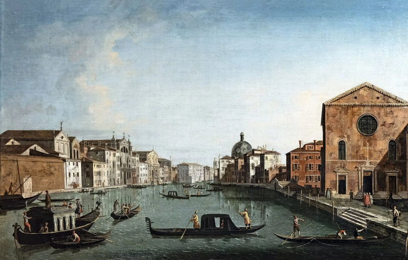El Gran Canal en Santa Lucía - Canaletto