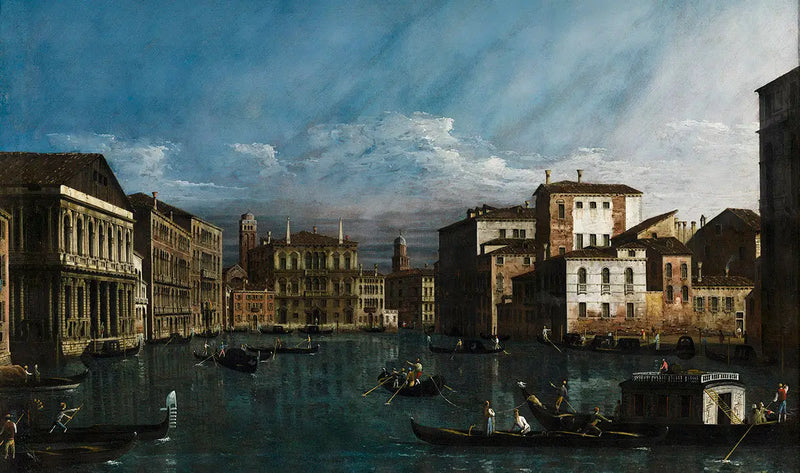 El Gran Canal en Venecia - Canaletto