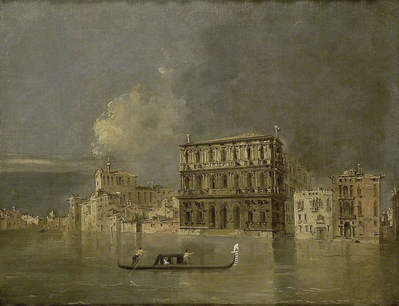 El Gran Canal con el Palazzo Corner della Ca' Grande - Francesco Guardi