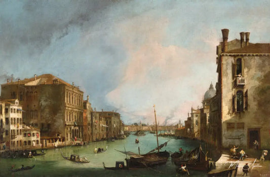 Le Grand Canal de Venise - Canal Giovanni Antonio - Reproductions de tableaux et peintures haut de gamme