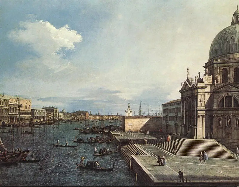 El Gran Canal desde la iglesia de la Salute - Canaletto