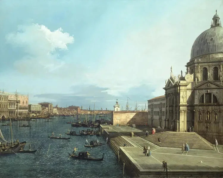 El Gran Canal y Santa Maria della Salute - Canaletto