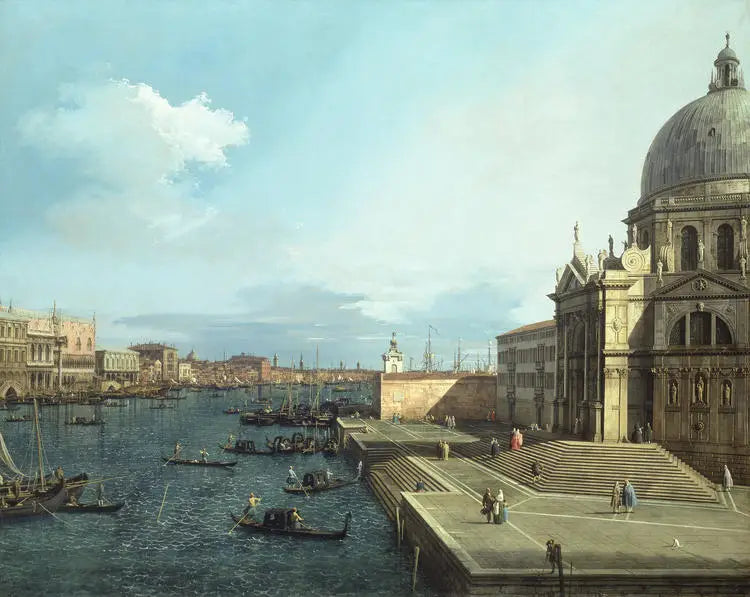 El Gran Canal y Santa Maria della Salute - Canaletto