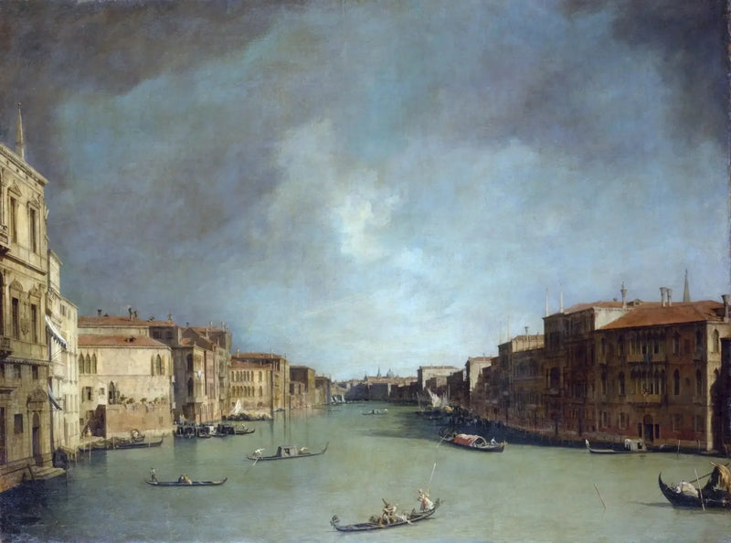 El Gran Canal, hacia el Palazzo Balbi - Canaletto