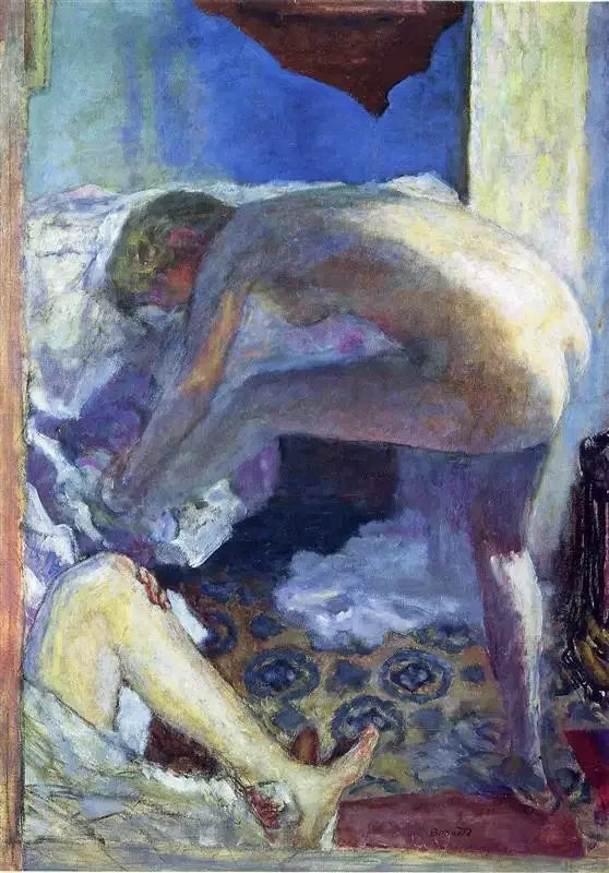 El gran Desnudo azul - Pierre Bonnard