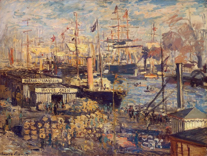 El Gran Muelle en El Havre - Claude Monet