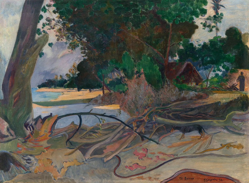 El gran árbol - Paul Gauguin