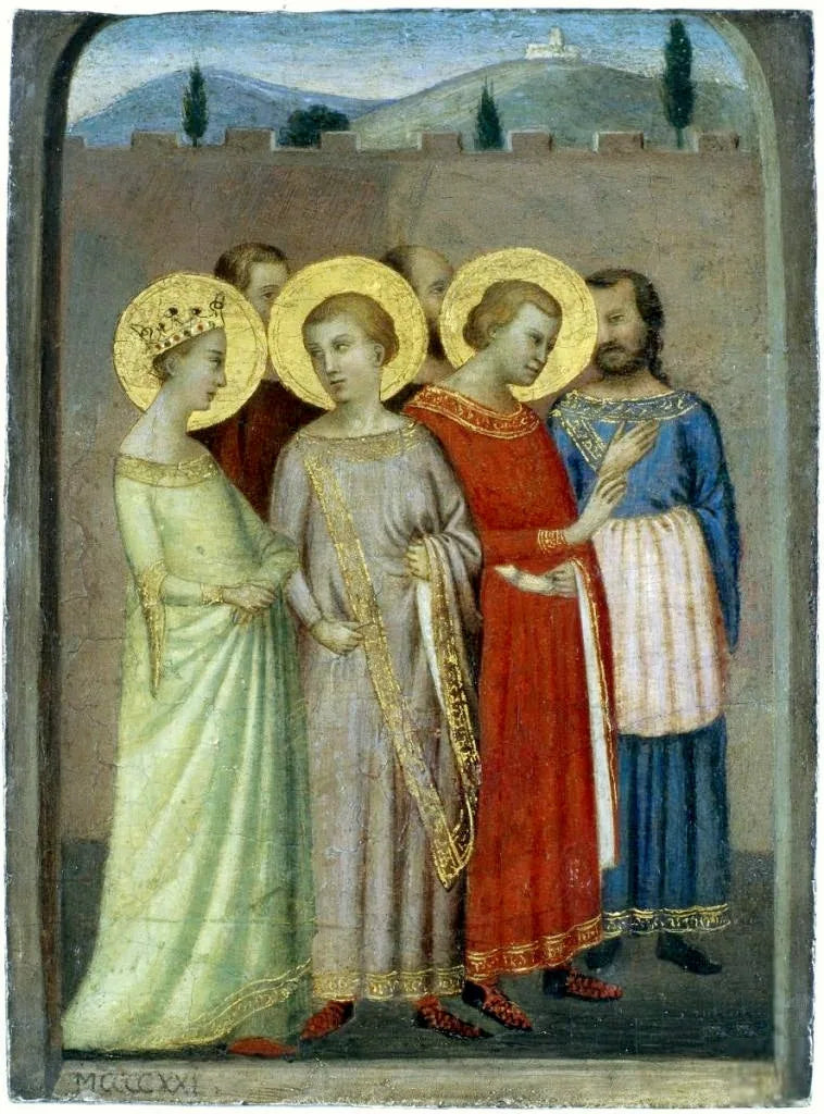 El grupo de santos. - Bernardo Daddi
