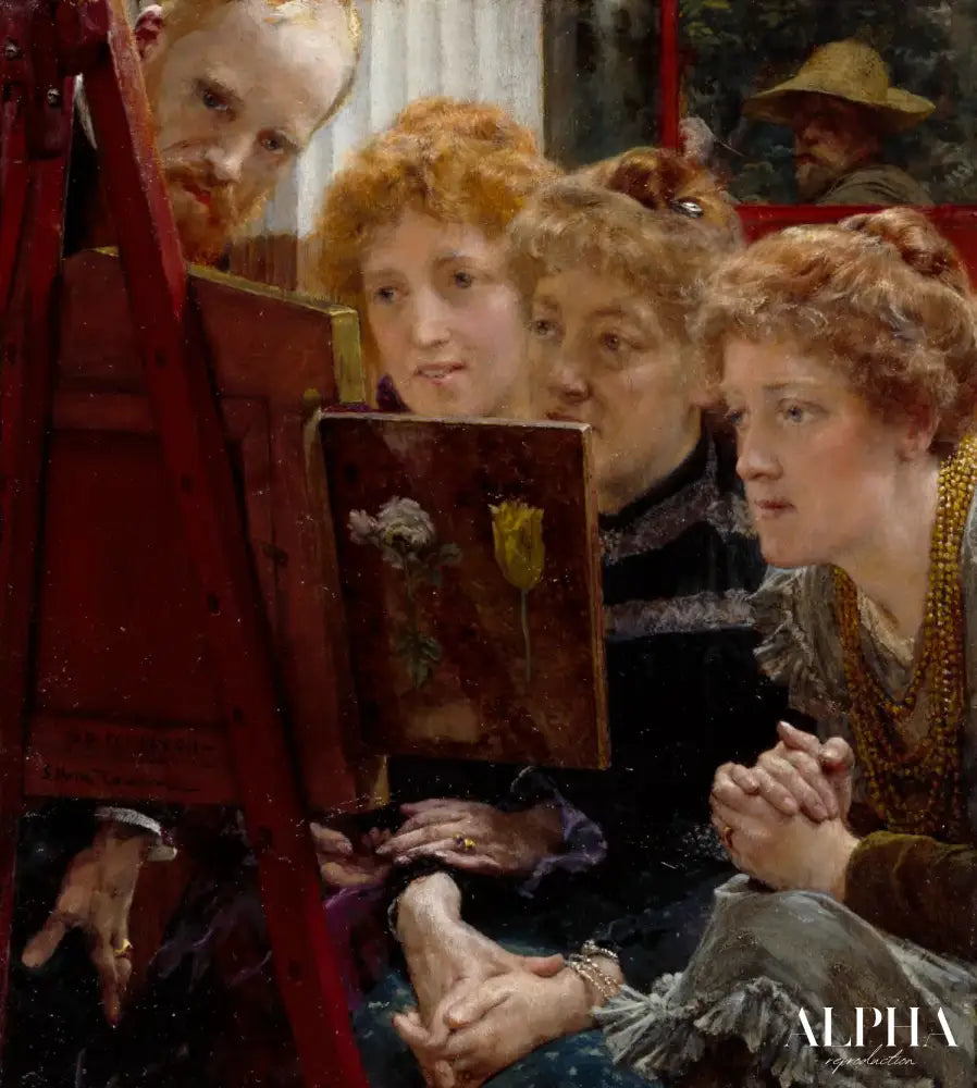 Le Groupe familial - Lawrence Alma-Tadema Reproductions de tableaux à la peinture à l’huile