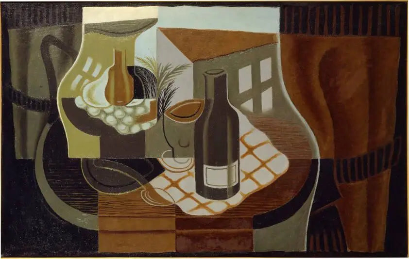 Le guéridon devant la fenêtre - Juan Gris image 1 reproduction artisanale de tableau