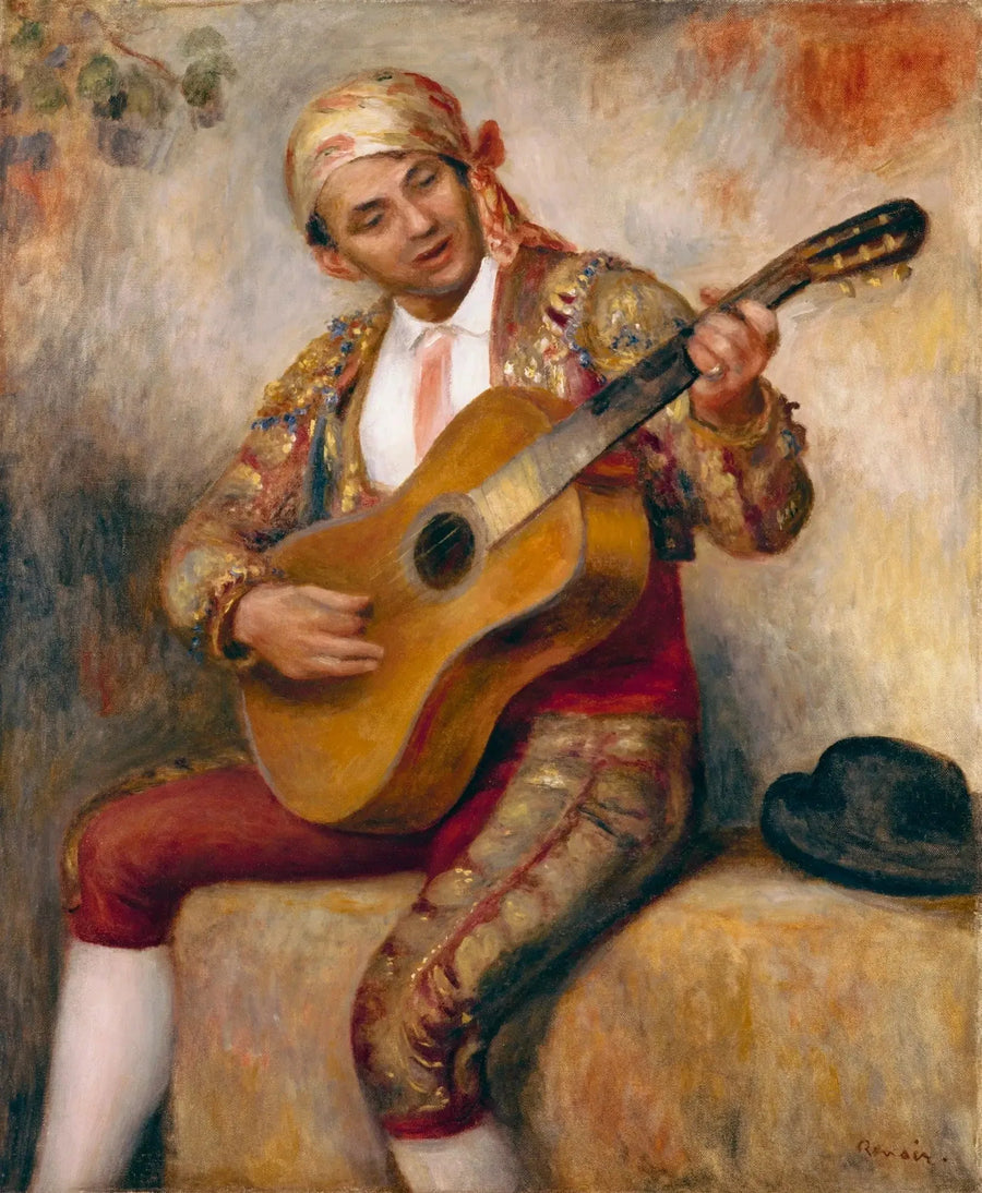 El guitarrista español - Pierre-Auguste Renoir