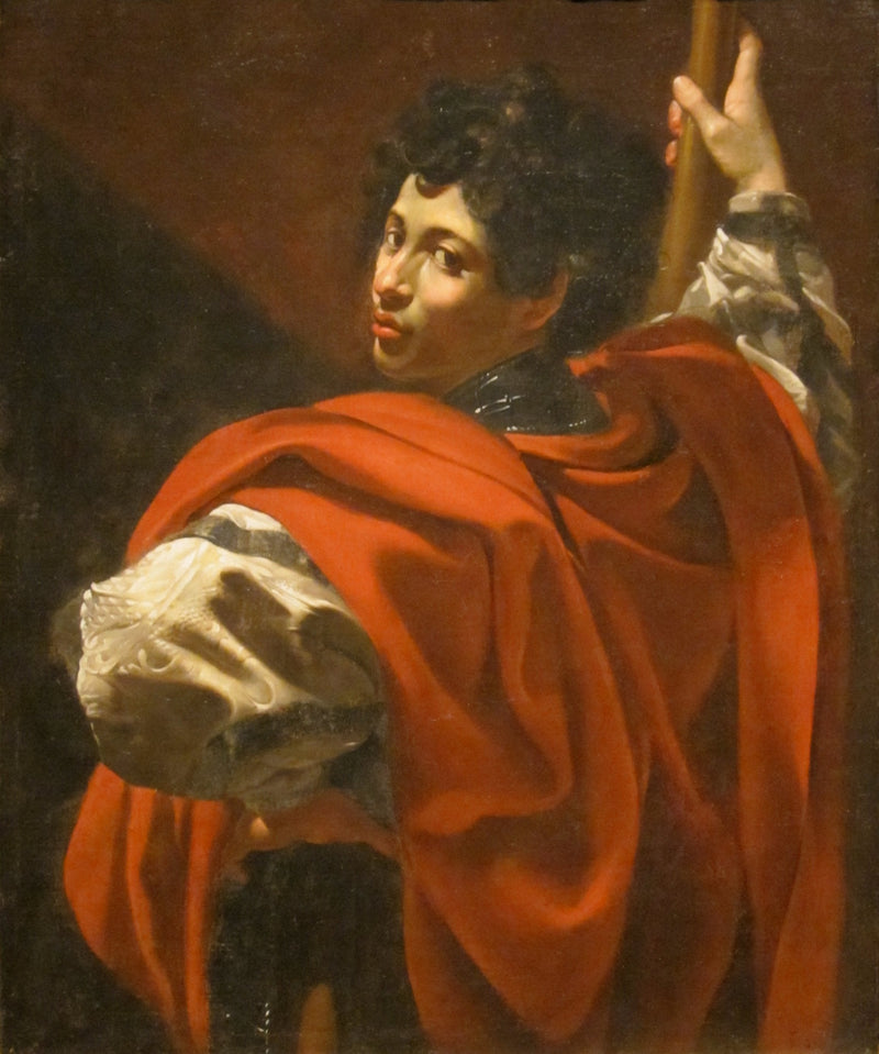 El hallebardero - Simon Vouet