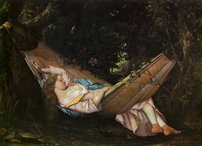 La hamaca - Gustave Courbet