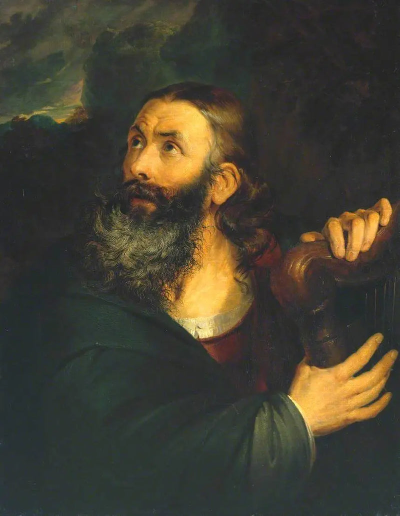 El Harpista - Edwin Henry Landseer