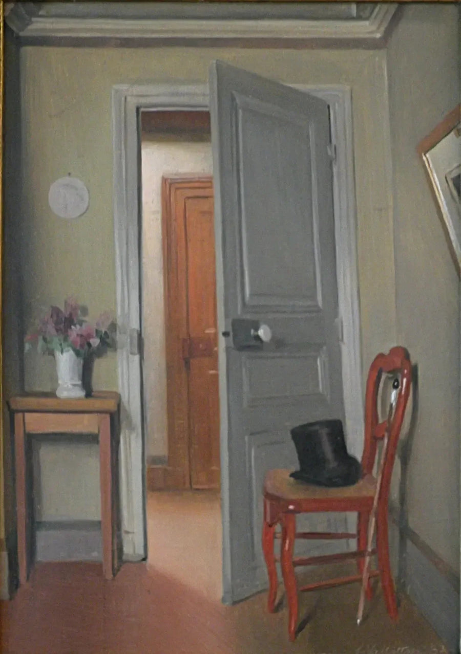 El sombrero de copa, interior - Félix Vallotton