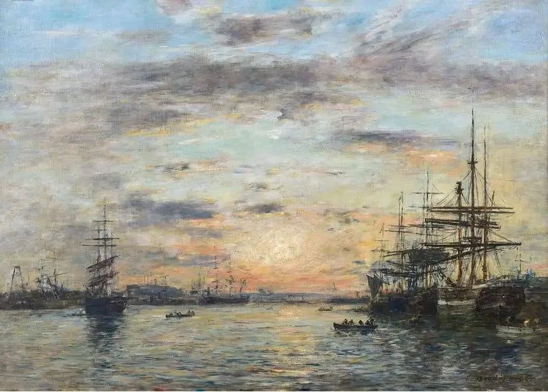 Le Havre. El puerto de l'Eure - Eugène Boudin