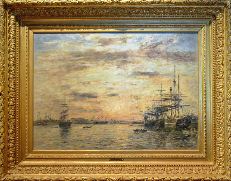 Le Havre. El puerto de l'Eure - Eugène Boudin