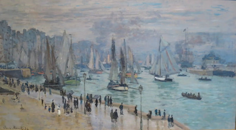 Le Havre, barcos de pesca saliendo del puerto - Claude Monet