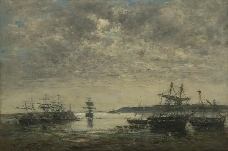 Le Havre, el antepuerto - Eugène Boudin