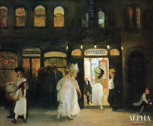 Le Haymarket - John Sloan - Reproductions de tableaux et peintures haut de gamme