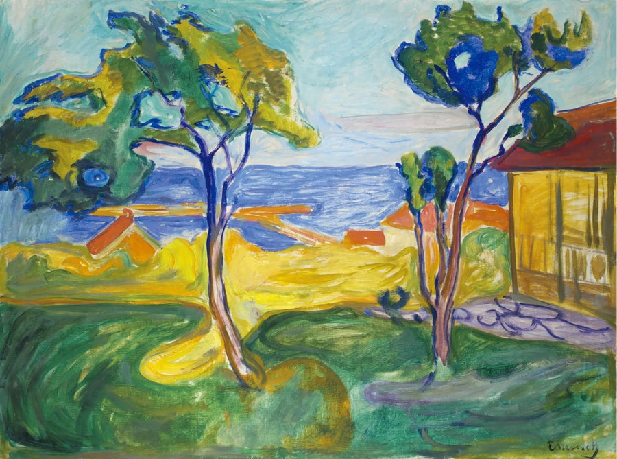 El Jardín en Åsgårdstrand - Edvard Munch