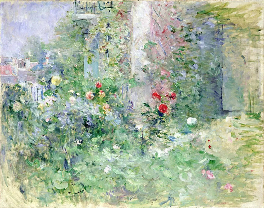 El jardín en Bougival - Berthe Morisot